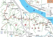[산&산]  김해 금동산 산행지도