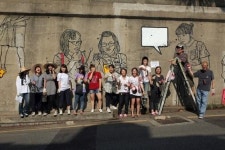 대학생들의 환경사랑 봉사-회색 도시에 색을 입히다