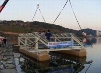 부유식 태양광 발전 통영 앞바다 시범운영