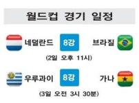 월드컵 경기 일정