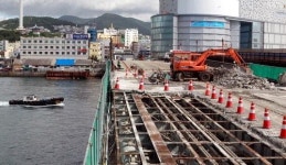 국내 최초 도개교 영도대교 해체현장 가 보니…