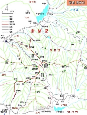 [산&산] <295> 창녕 영취산 산행지도 | 포토뉴스