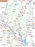 [산&산] <296> 구례 천마산 산행지도
