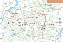 [산&산] <306> 밀양 소천봉~용암봉 산행지도