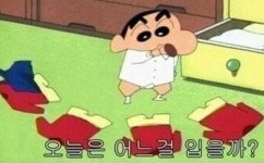 짱구 옷의 비밀 빨간티에 노란바지 단벌신사가 아니고 같은 옷 4세트