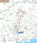 [산&산] <365> 영천 기룡산 산행지도