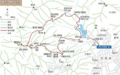 [산&산] <369> 부산 백양산 달빛 산행지도