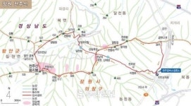 [산&산] <401> 창원 천주산 산행지도
