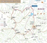 [산&산] <402> 남해 괴음~송등~호구산 산행지도