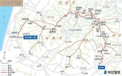 [산&산] <417> 승학~구덕산 산행지도
