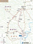 [산&산] <420> 영동 백화산 산행지도
