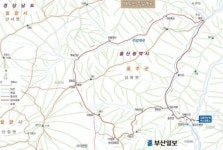 [산&산]  재약산 주암계곡 산행지도