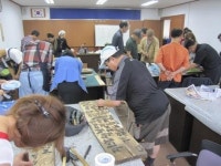 [포토뉴스] 밀양 주민센터 서각교실 인기