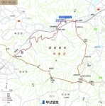 [산&산]  하동 이명산 산행지도