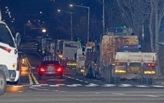 화물차 불법 밤샘 주차… 서부산권 밤길 아찔