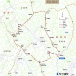 [산&산]  양산 금오산 산행지도