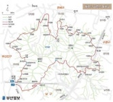 [산&산] <491> 황령산·금련산 둘레길 산행지도