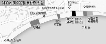 외국인도 내국인도 안 반기는 해운대해수욕장 외국인 특화존