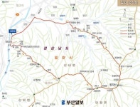 [산&길] <505> 밀양 정각산 산행지도