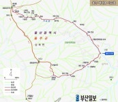 [산&길] <513> 울산 울주군 저승골 코스 산행 지도
