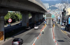 [출근길 진양램프 첫 차단] 가다 서던 동서고가로 시속 52.1㎞로 시원하게 달렸다