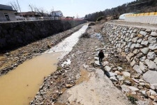 복원된 기장 하천 거대한 배수로 전락