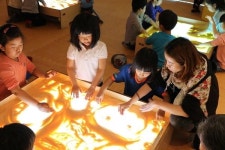 [포토뉴스] 모래랑 빛이랑 체험 신기해요