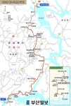 [산&길] <559> 낙동강 에코트레일 6. 안동 국학진흥원~월영교 산행지도