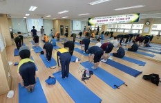 부산진구, 환경미화원 건강 스트레칭 강좌 운영