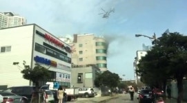 [단독]부산 광안해수월드 찜질방 화재 20여 명 옥상 대피