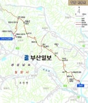 [산&길] <579> 밀양 진등산 산행지도