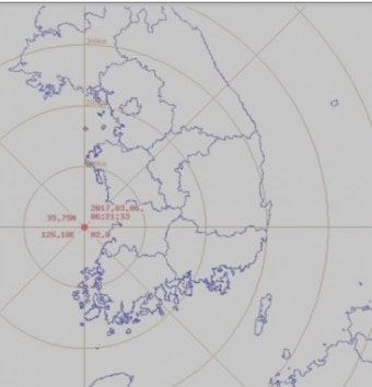 전북 부안 인근 해역 규모 2.0 지진 발생…기상청 