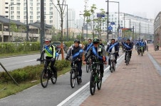 행복청 세종시에선 자전거로 출퇴근을…홍보 캠페인