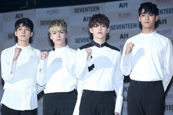 '세븐틴 Al1' 에스쿱스 원우 민규 버논 '비주얼도 리드미컬한 힙합 유닛' [포토]
