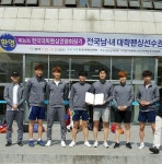 부산외대 펜싱, 남자 플뢰레 단체 정상