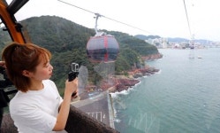 [송도해상케이블카 타 보니] 대마도까지! 86m 바다 위서 즐기는 황홀한 풍광