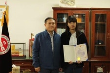 동부산대학교 최수빈 학생, 부산지방경찰청장 감사장 수상