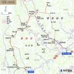 [산&길] <618> 경남 합천 오도산 산행지도
