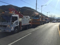 창원 마산회원구와 마산동부경찰서, 폭설대비 합동훈련