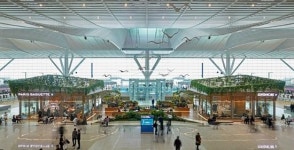 [사진] 인천공항 제2여객터미널 오아시스? 수풀 우거진 그린카페로 오세요