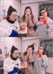 꽃 한송이 같은 청하 언니네 청하, 수줍은 인증샷