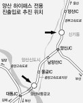 하이패스 진·출입 2곳 추진 양산 오고 가는 길 빨라진다