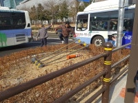 벡스코 앞 올림픽교차로 환승센터, 개통 첫날부터 쿵