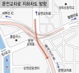문전교차로 지하차도, 예산 부족 일방향으로 축소
