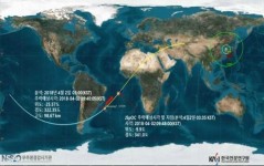 텐궁 1호 2일 오전 9~10시 남대서양 추락 예상, 한반도 안심지역