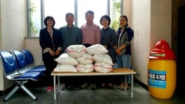 해운대구 좌2동 주민, 직접 농사지은 쌀 어려운 이웃에게 기부