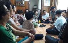 남구 용호3동 단체장협의회 경로당 위문