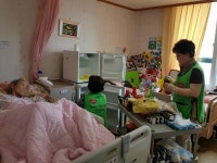 부산 건협 어머니사랑봉사단, 정화노인요양원 환경정화 봉사활동
