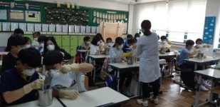사하구, 폐유 활용 재활용비누 체험교실