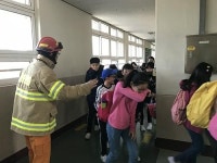 부산진소방서, 성지초교 자위소방대소방훈련 경진대회 실시